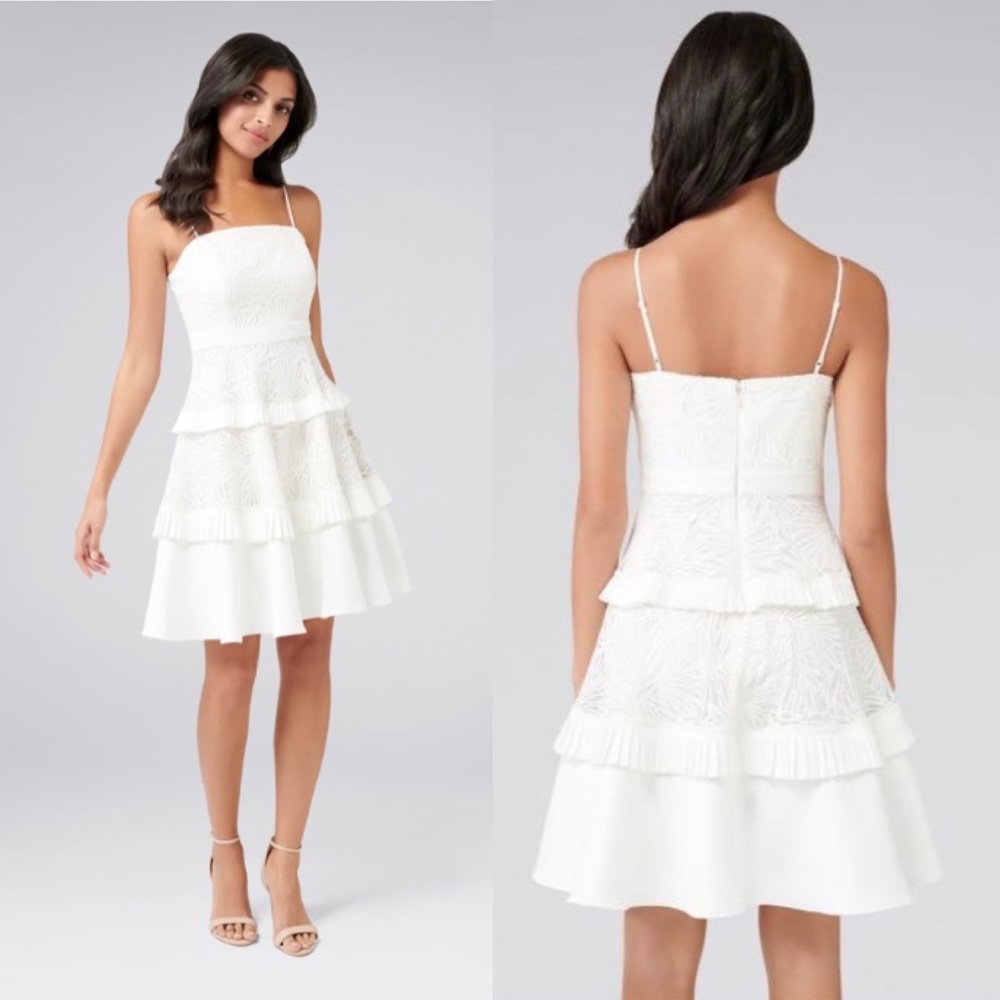 Ever New Angel Strappy Spliced Lace Dress - Picture 1 of 14